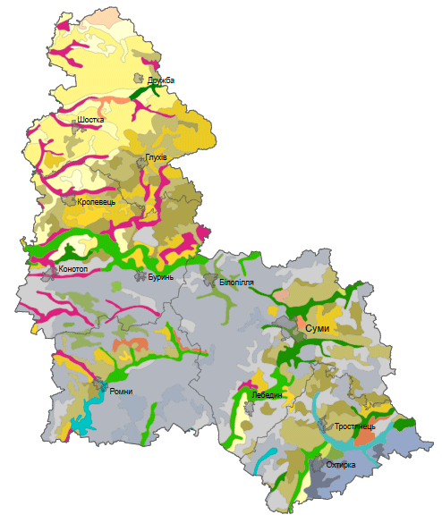 Грунти Сумської області