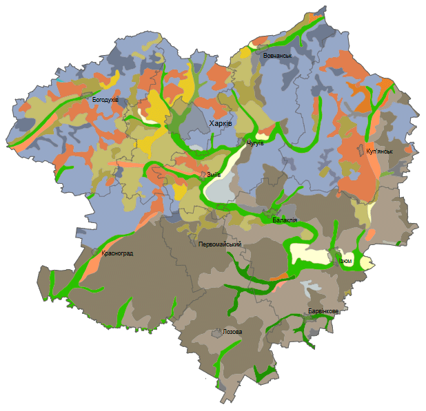 Грунти Харківської області