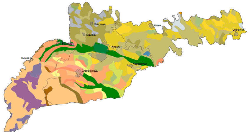 Грунти Чернівецької області
