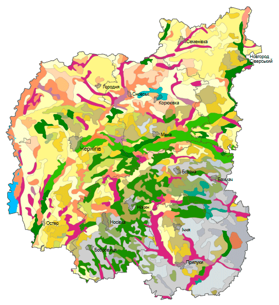 Грунти Чернігівської області