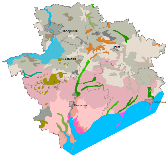 Грунти Запорізької області