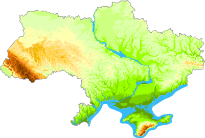 Рельєф України